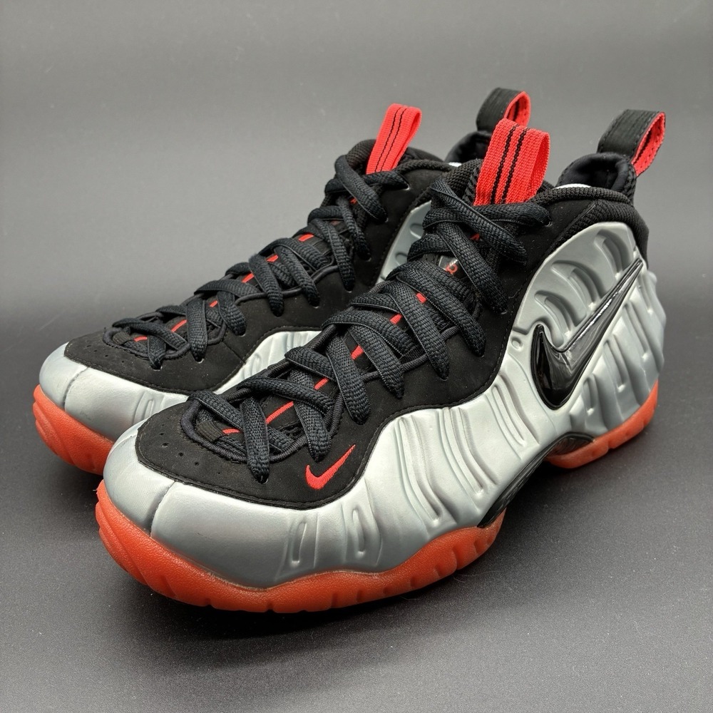 Nike Air Foamposite Pro Crimson Black Orange 2012 Mens Size 9 624041-016